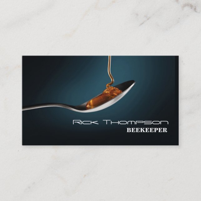 Honey Seller / Beekeeper Farmer Village Bee Business Card (Front)