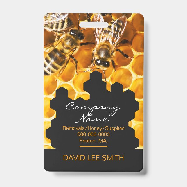 Honey Seller - Beekeeper ID Badge (Front)