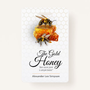 Honey Seller - Beekeeper  ID Badge