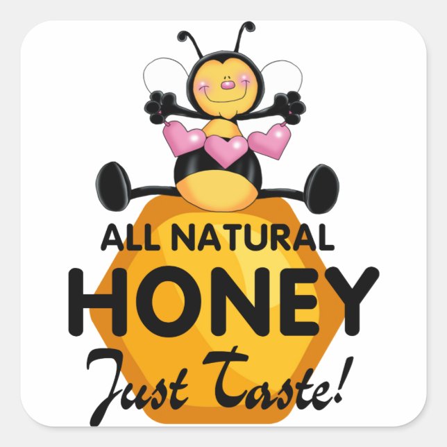 Honey Square Sticker (Front)