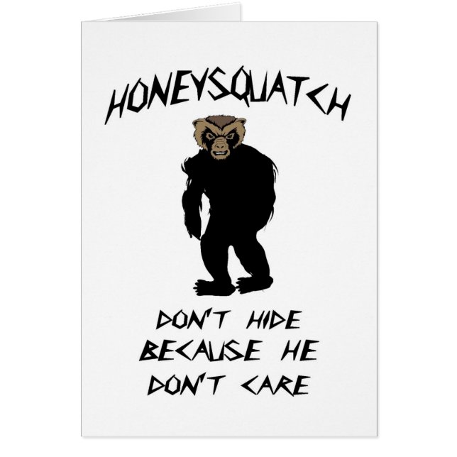Honey Squatch Don’t Hide (Front)