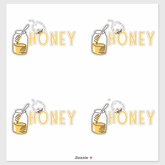 Honey Sticker (Sheet)