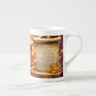 Honey Swirl Psalm 19:9–11 KJV Mug