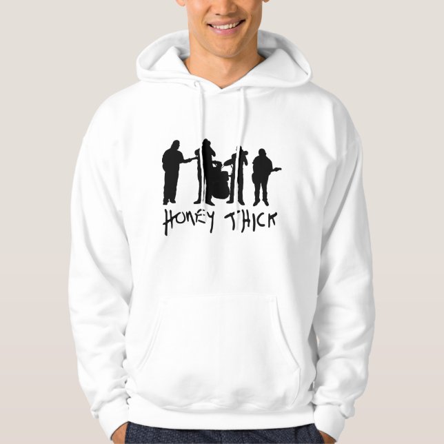 Honey Thick silhouette hoodie (Front)