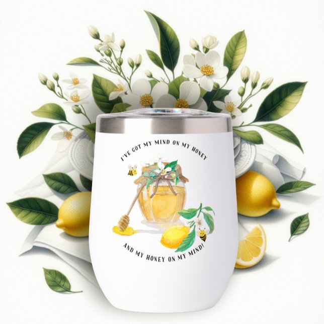 Honey w Cute Bees Lemon Floral n Foliage  (Creator Uploaded)