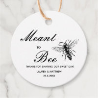 Honey Wedding Thank You Favour Tag