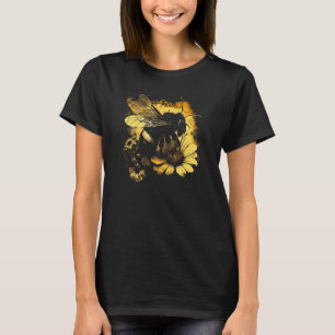 Honeybee and bumble bee for American hive beekeepe T-Shirt
