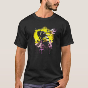 Honeybee and bumble bee for American hive beekeepe T-Shirt