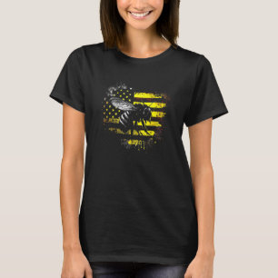 Honeybee and bumble bee for American hive beekeepe T-Shirt