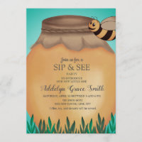 Honeybee and Honey Pot Sip See Baby Shower
