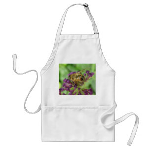 Honeybee and Purple Flowers Apron