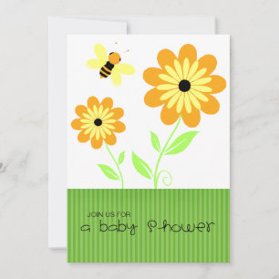Honeybee Baby Shower Invitations