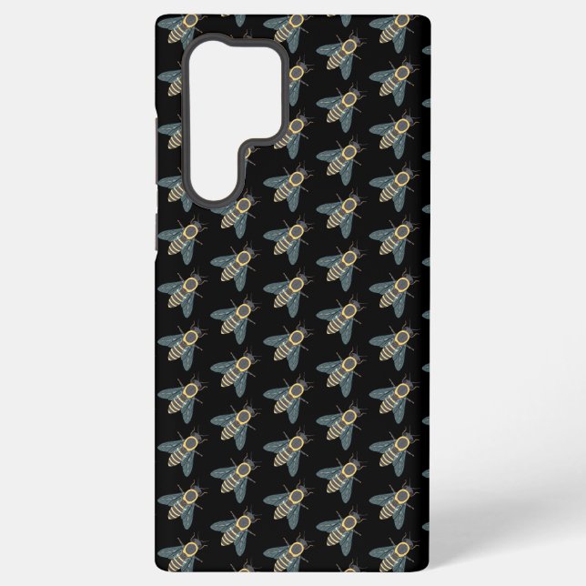 Honeybee (black) - Samsung (S22 Ultra) Case (Back)