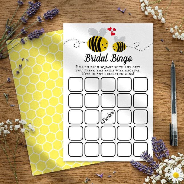 Honeybee Bridal Shower Bingo Game (Creator Uploaded)