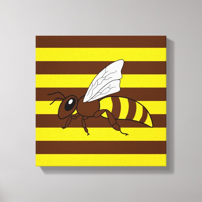 Honeybee Canvas Print (Front)