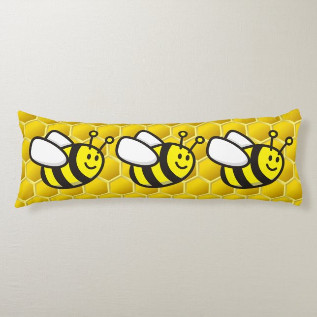 Honeybee Cartoon Body Cushion (Front)