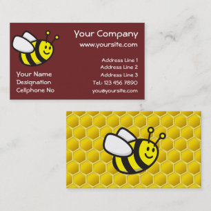 Honeybee Cartoon Business Card