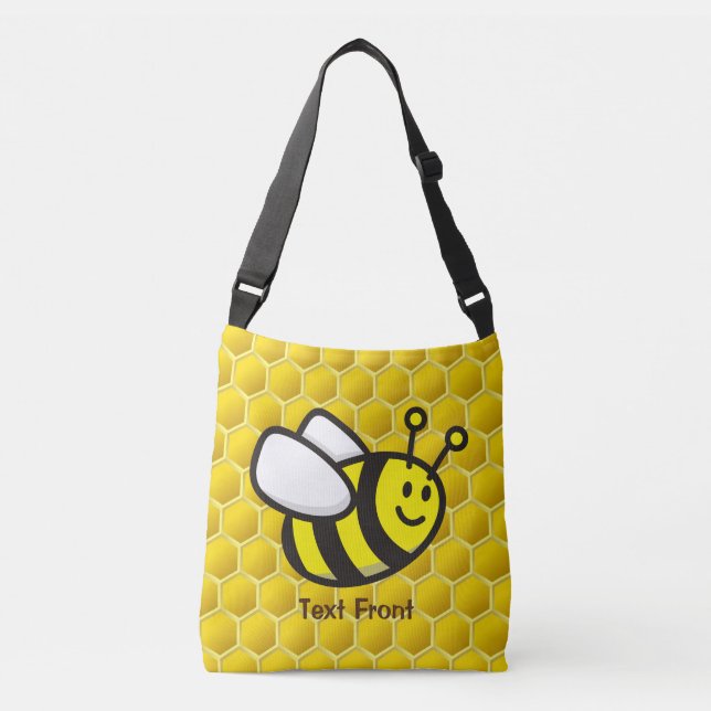 Honeybee Cartoon Crossbody Bag (Front)