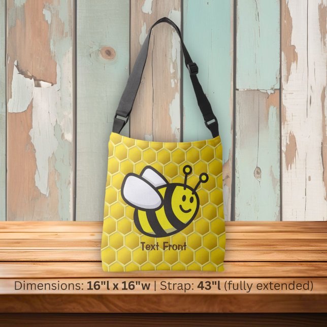 Honeybee Cartoon Crossbody Bag (Creator Uploaded)