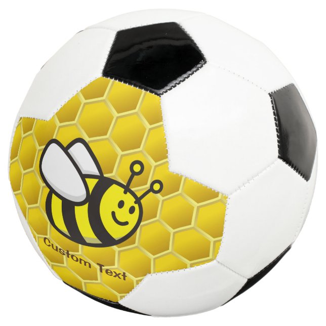 Honeybee Cartoon Football (Three Quarter)