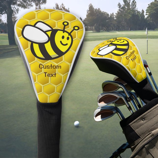 Honeybee Cartoon Golf Head Cover (Creator Uploaded)