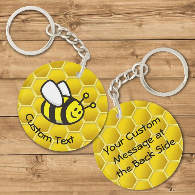 Honeybee Cartoon Keychain (Creator Uploaded)
