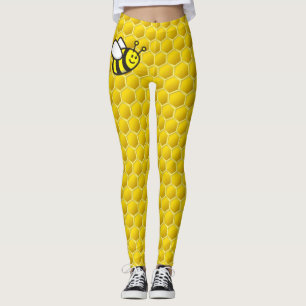 Honeybee Cartoon Leggings
