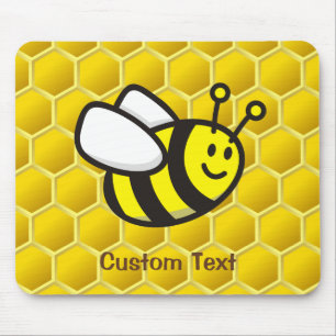 Honeybee cartoon mouse mat