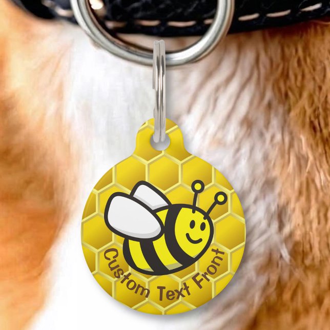 Honeybee Cartoon Pet Tag (Creator Uploaded)
