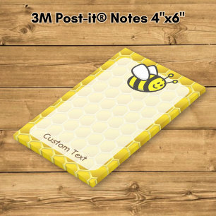 Honeybee Cartoon Post-it Notes