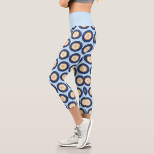 Honeybee Coffee Latte Capri Leggings
