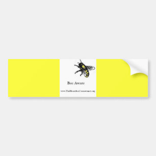 Honeybee Conservancy bumpersticker -Bee Aware Bumper Sticker