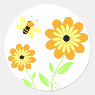 Honeybee Envelope Seals Matching Stickers
