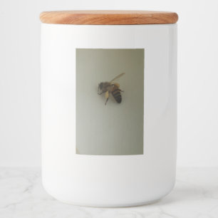 Honeybee Food Container Label