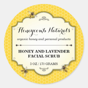 Honeybee Handmade Classic Round Sticker