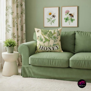 Honeybee Haven Cushion