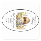 Honeybee Honey Jar Apiary Label | Wildflower Honey