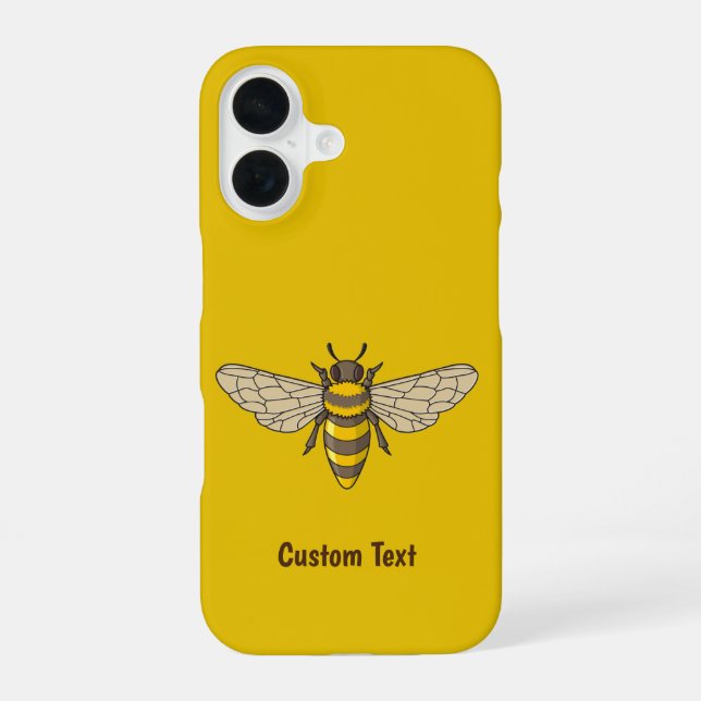 Honeybee iPhone 16 Case (Back)