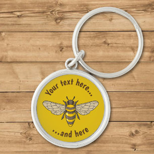 Honeybee Key Ring