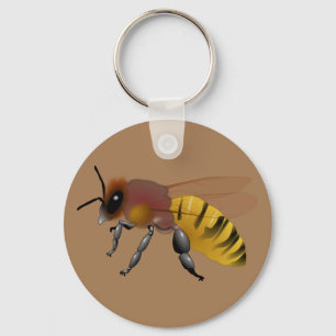 Honeybee Keychain