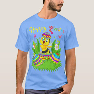 Honeybee Lover Floral Easter Egg Funny Honeybee Ea T-Shirt