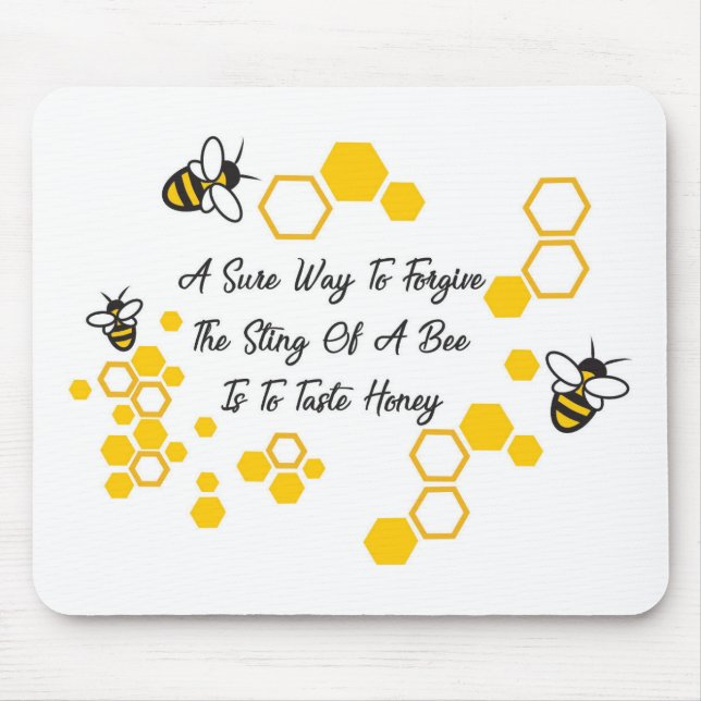 Honeybee Mouse Pad (Front)