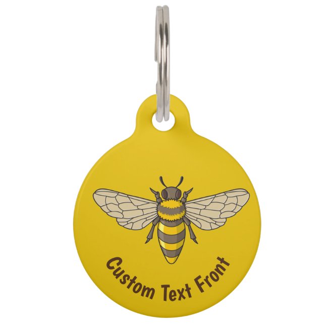 Honeybee Pet Tag (Front)