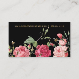 Honeybee & Rose Elegant Beekeeper Enclosure Card
