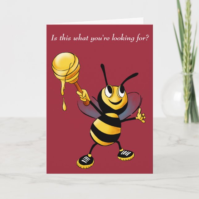 Honeybee Rosh HaShana Card (Front)