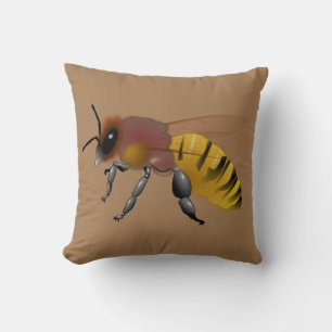 Honeybee Throw Pillow