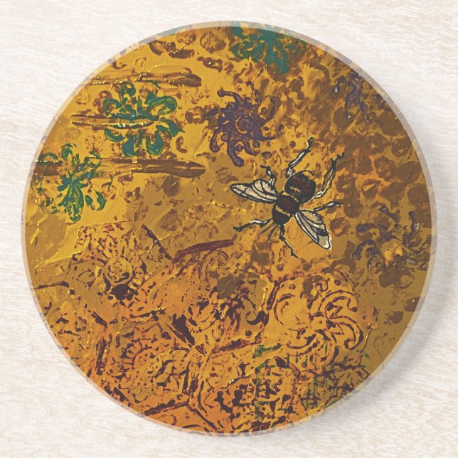 Honeybee  Trivet Coaster (Front)