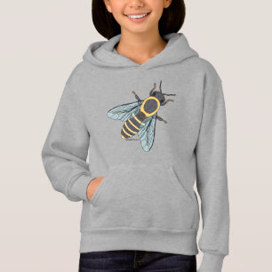 Honeybee (vivid) - Girl's Hoodie