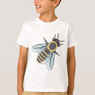 Honeybee (white) - Boy's T-Shirt