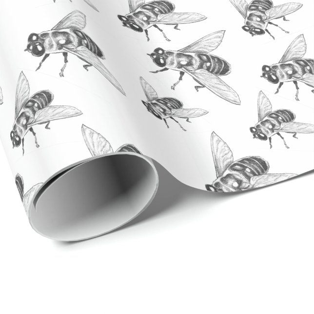 Honeybee Wrapping Paper Honeybee Wrapping Paper (Roll Corner)